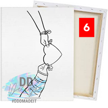 Load image into Gallery viewer, Valentine Paint Canvases