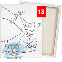 Load image into Gallery viewer, Valentine Paint Canvases