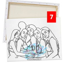 Load image into Gallery viewer, Valentine Paint Canvases