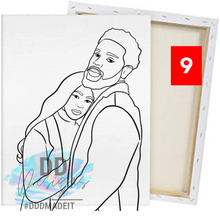 Load image into Gallery viewer, Valentine Paint Canvases