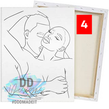 Load image into Gallery viewer, Valentine Paint Canvases