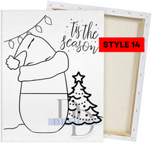 Load image into Gallery viewer, Holiday Paint Canvases
