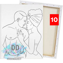 Load image into Gallery viewer, Valentine Paint Canvases