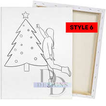 Load image into Gallery viewer, Holiday Paint Canvases