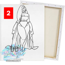 Load image into Gallery viewer, Valentine Paint Canvases