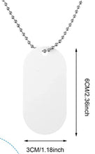 Load image into Gallery viewer, Custom single side Printed Dog Tags