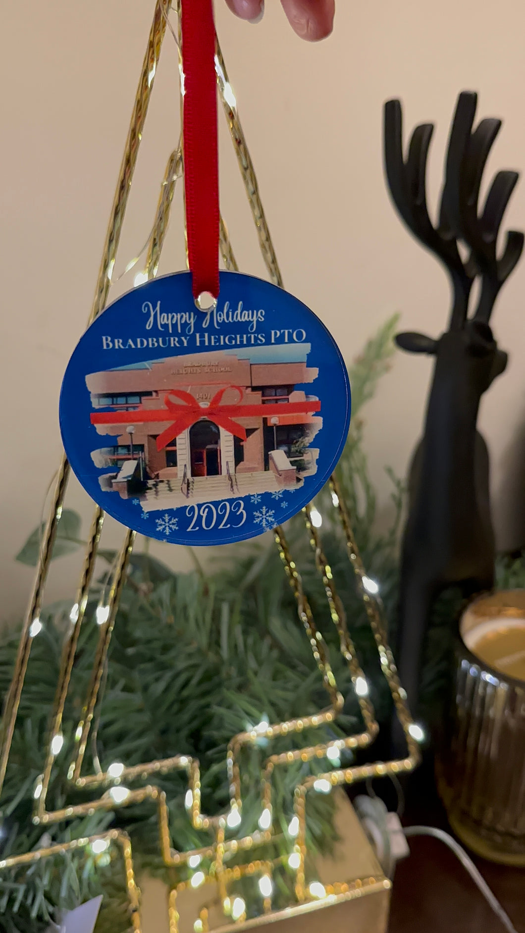 Bradbury Heights PTO Acrylic Ornament