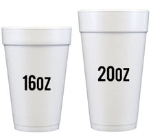 Load image into Gallery viewer, 16oz styrofoam cups + stickers
