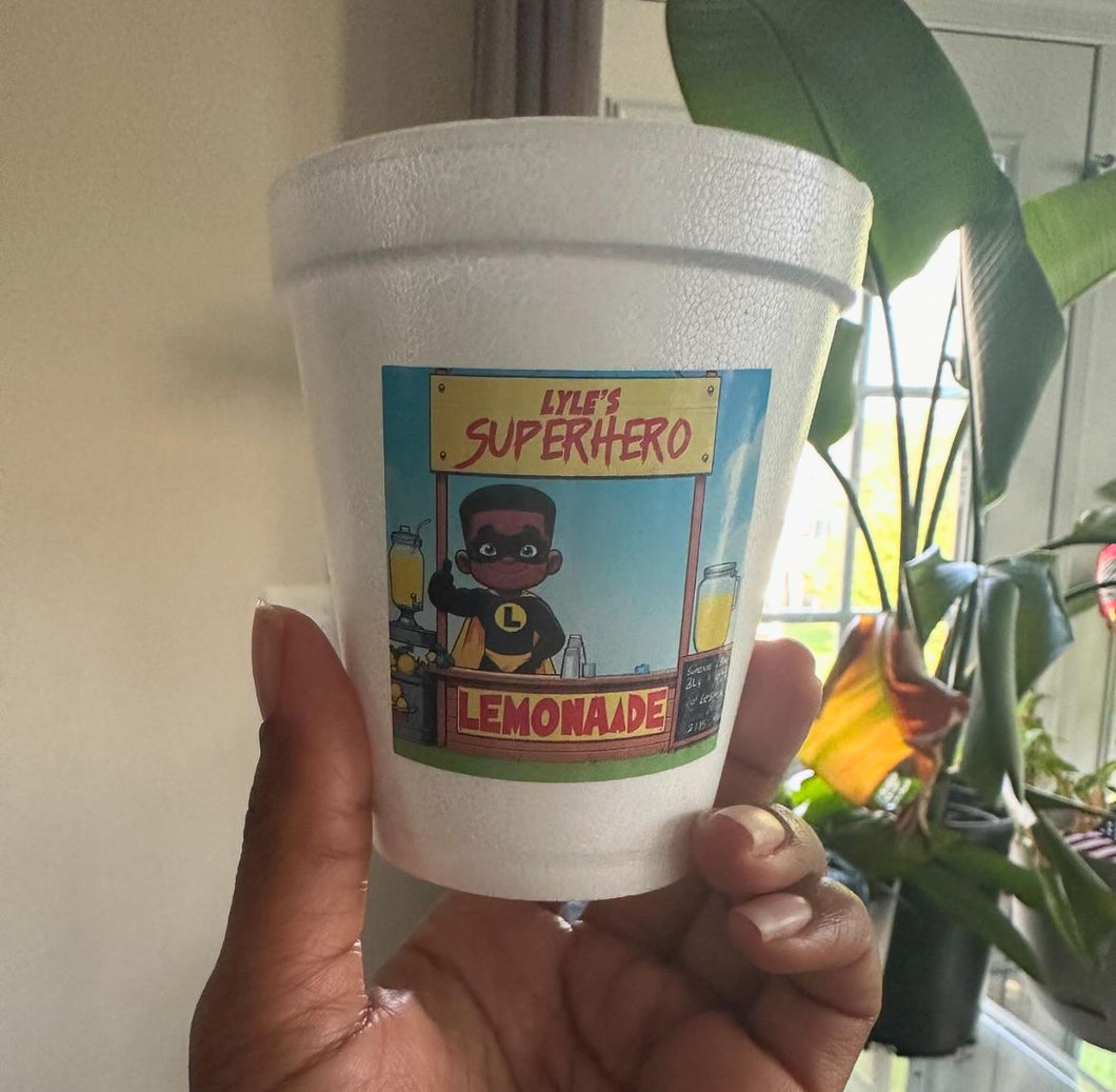 12 8oz styrofoam cups