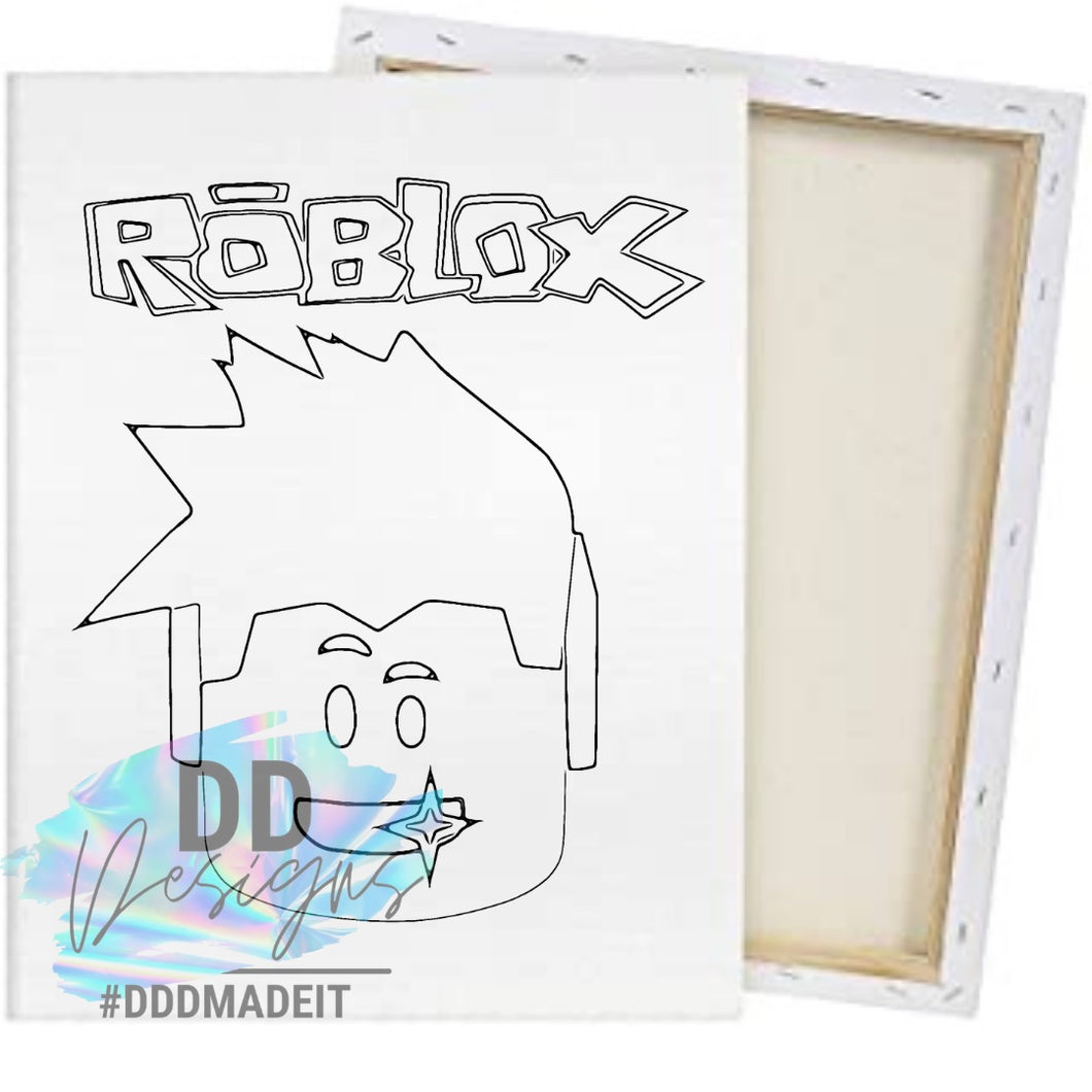 Roblox Boy Paint Canvas Kit