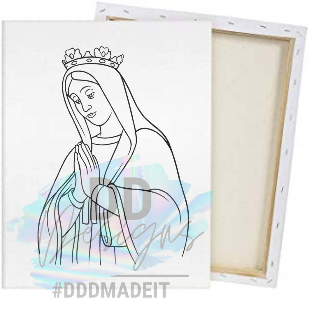 Mary paint Canvas Kit